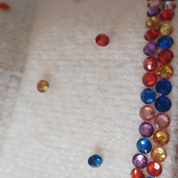 Rare Multi-Colored Rhinestone Teddy Bear Adjustable Hat - Picture 4 of 8